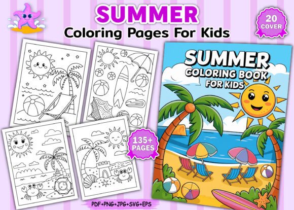 135 Summer Coloring Pages for Kids: A Strategic Resource for Content Creators and Educators