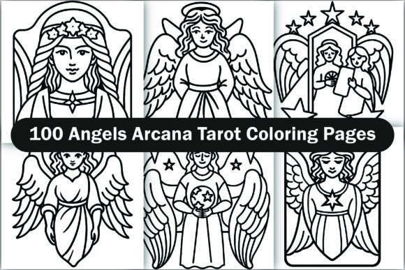 Angels Arcana Tarot Coloring Pages: A Unique Creative Resource for Adults