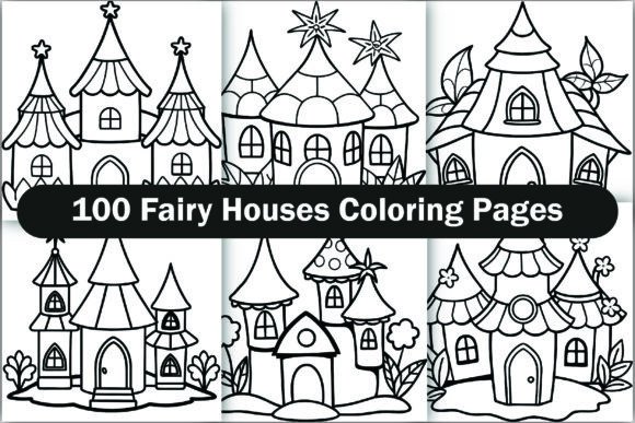 Fairy Houses Coloring Pages: A Creative Tool for Adults and Entrepreneurs