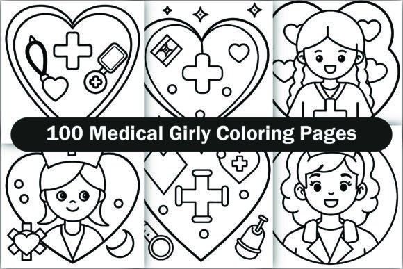 Medical Girly Coloring Pages: A Unique Creative Resource for Adults