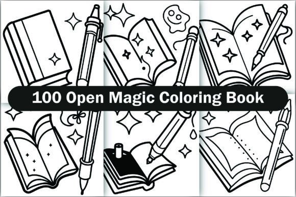 Open Magic Coloring Book: A Unique Resource for Adult Creativity and KDP Publishing