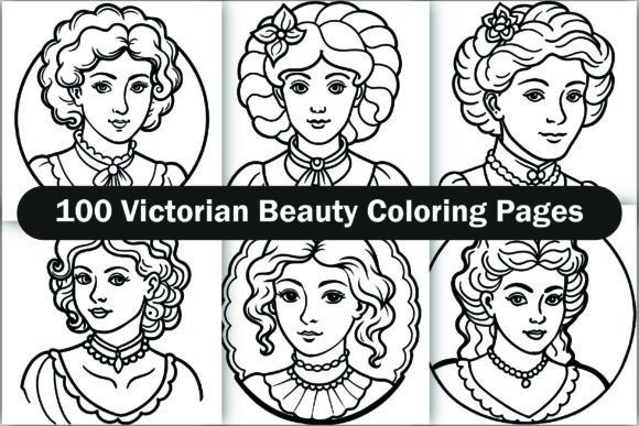 Victorian Beauty Coloring Pages for Adults: A Creative Tool for Productivity and Profit